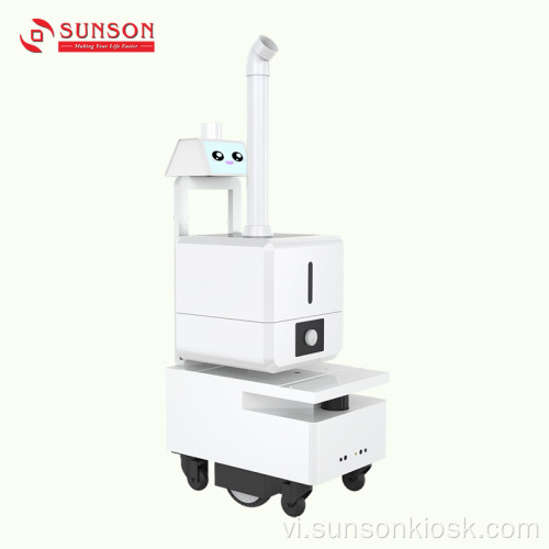 Robot phun sương chống vi khuẩn